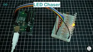 Thumbnail: Chaser LED: A Simple Arduino Project for Beginners | Simple Arduino Projects #1