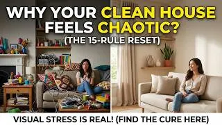 Thumbnail: The Invisible Mistake Making Your Home Feel Anxious (15 Rules)
