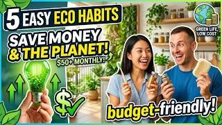 Thumbnail: 5 Eco-Friendly Habits That Save You Money Every Month!