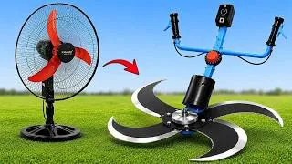 Thumbnail: Don't throw away your broken fan! Turn it into a powerful mini lawn mower.