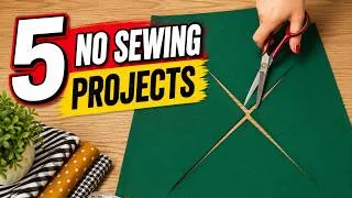 Thumbnail: 5 Genius No Sewing Projects That You Will Love - Super Easy and More Looks!