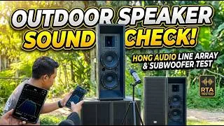 Thumbnail: Outdoor speaker sound check
