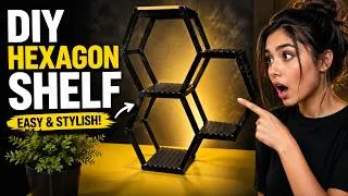 Thumbnail: How to Make a Luxury Wall Shelf with PopsicleSticks | DIY Wall Shelf😲