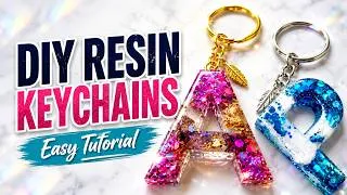 Thumbnail: Resin Art Tutorial | How to Make Beautiful Letter Keychains with Epoxy Resin