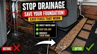 Thumbnail: STOP Water Damage! Easy DIY Drainage Fix to Protect Your Foundation