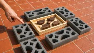 Thumbnail: This Bold Idea by a 65-Year-Old Carpenter! Wood Scraps and Cement Create Stunning Vent Bricks