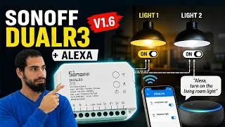 Thumbnail: Turn Any 2 Lights Into Smart Lights with SONOFF DUALR3 ✅ Easy Setup!
