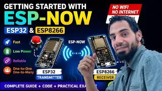 Thumbnail: ESP-NOW Made Easy: Connect ESP32 & ESP8266 Without Wi-Fi or Internet