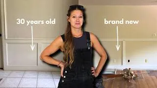 Thumbnail: attempting to recreate 30 year old wainscoting... (ep. 52)