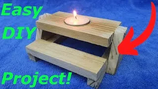 Thumbnail: a DIY Picnic Table Candle Holder