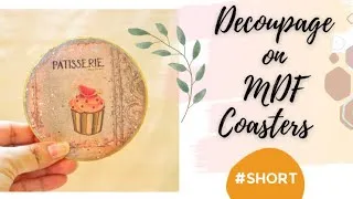 Thumbnail: Decoupage Coaster step by step #diywithkanchan 