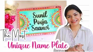 Thumbnail: This Handmade Name Plate Became My Favorite Gift Ever! || DIYwithKANCHAN