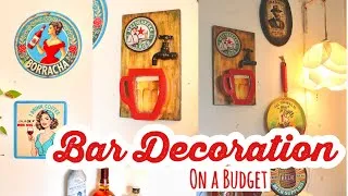 Thumbnail: 🍺 BAR Decoration on a budget || DIYwithKANCHAN #diy #bardecor