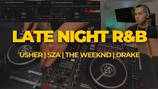 Thumbnail: Late Night R&B Upbeat | Usher | SZA | The Weeknd | Drake | Doechii | Bruno Mars | Ariana Grande