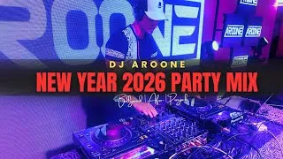Thumbnail: New Year 2026 Party Mix - DJ Aroone | Non Stop Bollywood, Punjabi, English, Afro Remixes