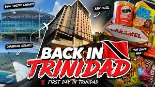 Thumbnail: FIRST DAY IN TRINIDAD 🇹🇹✈️ | Caribbean Airlines, Saint Vincent Layover + BRIX Hotel
