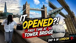 Thumbnail: I Visited Tower Bridge for the First Time 🇬🇧 + It OPENED! 😱 | London Vlog