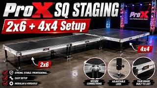 Thumbnail: How to Build & Set Up ProX SQ Staging | 2x6 & 4x4 Stage Deck Assembly Guide