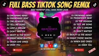 Thumbnail: 🔥NEW NONSTOP| DROWNING X THE REASON X MORE SLOWED TIKTOK VIRAL FULL BASS REMIX/DJ RHODEL BASS 🔥