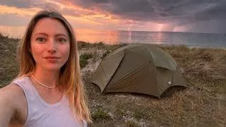 Thumbnail: Solo Camping in a Heatwave… Then a Dangerous Storm Hit