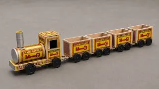 Thumbnail: How to Make a Matchbox Train & Passenger Coach | Easy DIY Mini Train 🚂 Toy Project