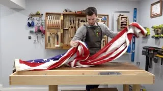 Thumbnail: Heirloom Flag Display Case | Quiet Woodworking