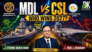 Thumbnail: Mazagon vs Cochin: Which Defence Stock to Buy Now? | DK Sinha Deep Dive