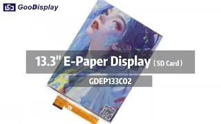 Thumbnail: ESP32‑133C02 dev‑kit for 7.09" & 13.3" E Ink Spectra 6 color e‑paper