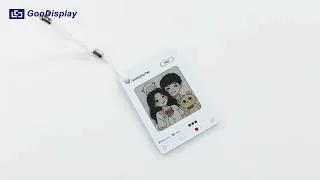 Thumbnail: Battery-Free NFC E-Paper Tag | Customize Any Image with Your Phone! 1.54" 4-Color  E Ink Badge