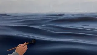 Thumbnail: Painting Ocean Waves with Sailboats | Oil Painting Process | ASMR 