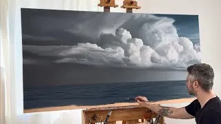 Thumbnail: “Harbor Rain” | Oil Painting Process