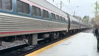 Thumbnail: Amtrak Pennsylvanian Train #43 at Malvern Station heading Westbound, April 5th, 2026