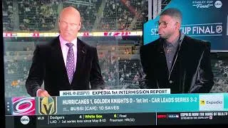 Thumbnail: ESPN Crew talking about Canes G #32 Brandon Bussi. 