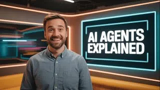 Thumbnail: AI Agents Explained in 5 Minutes (With Real-Life Examples You Didn’t Expect)