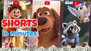 Thumbnail: How to Make 3D Animated YouTube Shorts in Minutes 2026 – Beginner Tutorial
