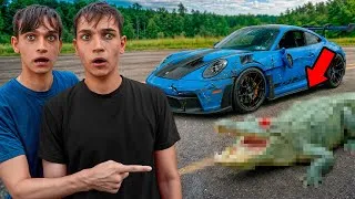 Thumbnail: Our Porsche GT3 RS was ATTACKED By a Wild Animal!