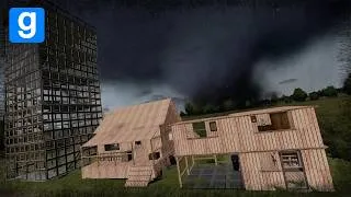 Thumbnail: Can these Buildings survive an EF5 Tornado? - Garry's Mod ( G-Storms Weather & Tornadoes )