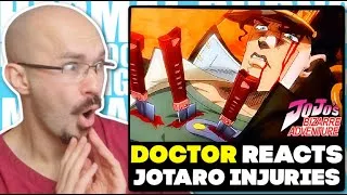 Thumbnail: DOCTOR Reacts to Jotaro Kujo's BIZARRE Fight Injuries