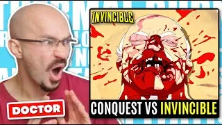 Thumbnail: DOCTOR Reacts to Invincible vs Conquest FIGHT INJURIES | Invincible