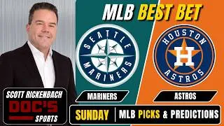 Thumbnail: Mariners vs Astros MLB Best Bet Sunday 8/16/26 MLB Picks & Predictions Scott Rickenbach Doc's Sports