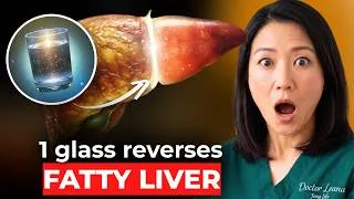 Thumbnail: "1 Glass of THIS Completely DISSOLVES Fatty Liver" – Drink This Every Morning (Scientific Proof)