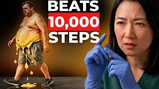 Thumbnail: "10,000 Steps Is WASTING Your Time" – This 10-Minute Method Burns 3X More Fat | Dr Leana