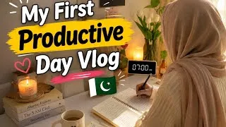 Thumbnail: A Productive Day in My Life 🇵🇰 | Small Business, cleaning, GRWM, Bullet Journal & Salah