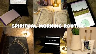 Thumbnail: A Slow Muslimah Morning Routine to Start my Day With Allah 🇵🇰🌙 | Tahajjud, Fajr, Quran & A Sunnah