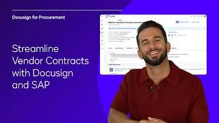Thumbnail: Streamline Vendor Contracts with the Docusign and SAP Integration