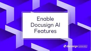 Thumbnail: Enable Docusign AI Features