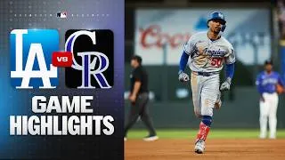 Thumbnail: Dodgers vs. Rockies Highlights (8/19/26) | MLB Highlights