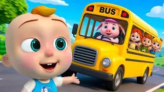 Thumbnail: The Wheels On The Bus - Songs For Children - DoDoBee Kids Songs