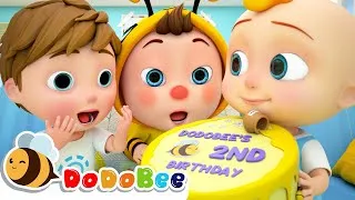 Thumbnail: Happy Birthday Song | Sing-along Song for Kids + More Nursery Rhymes & Kids Songs | DoDoBee