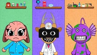 Thumbnail: I Saved Dr  Harlown, Nurse, X  rayed Face in Animal Hospital Roblox Animation | Compilation ⭐